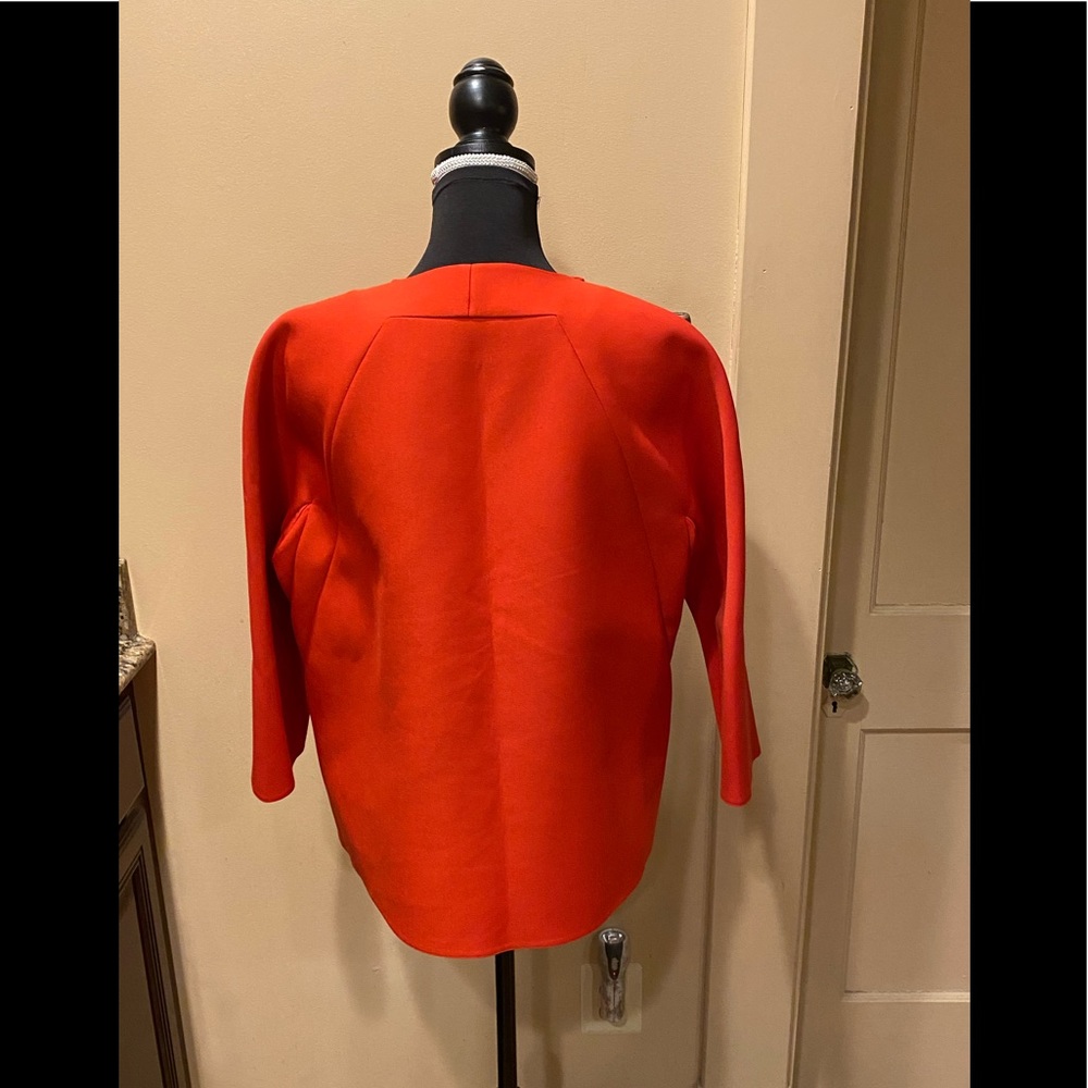 Lafayette 148 Red Buttonless Jacket. Excellent! - image 2